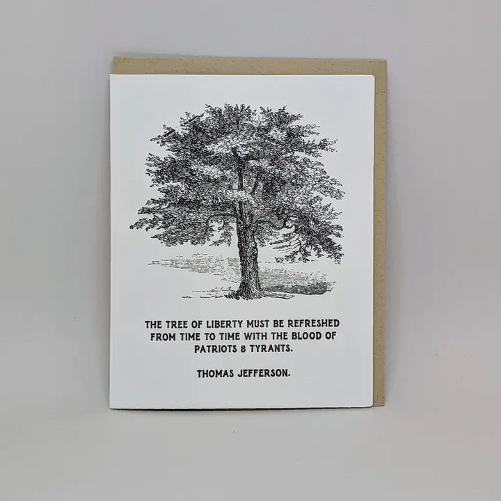 The Tree of Liberty Greeting Card