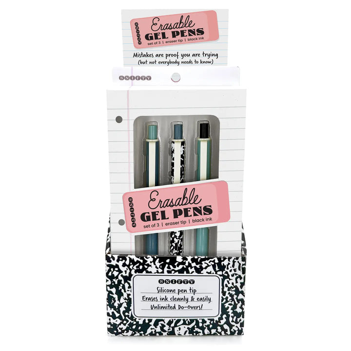 Retro Erasable Gel Pen Set
