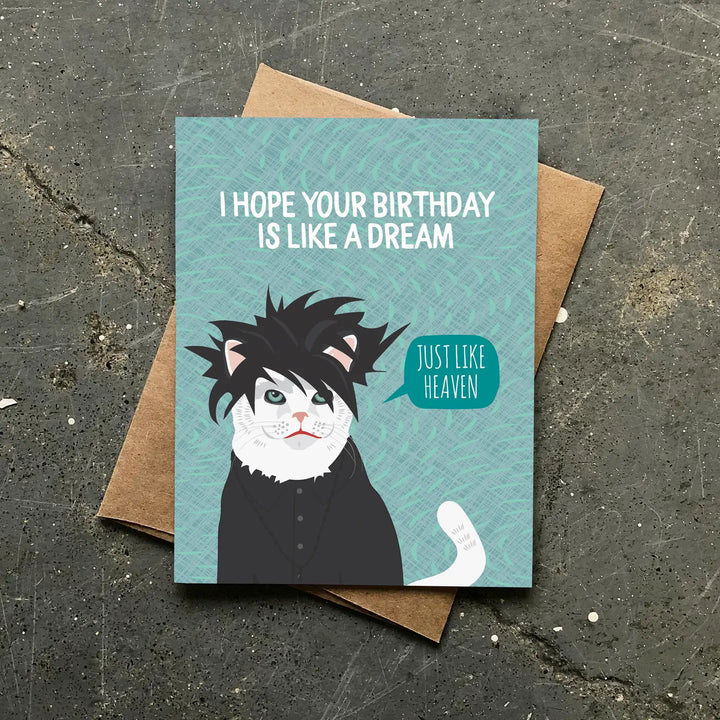 The Cure Cat Birthday Card