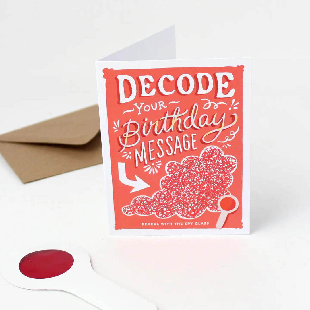 Decoder Card - Birthday Cloud