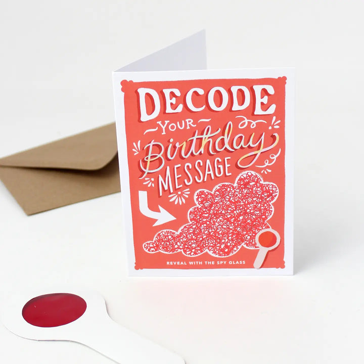 Decoder Card - Birthday Cloud