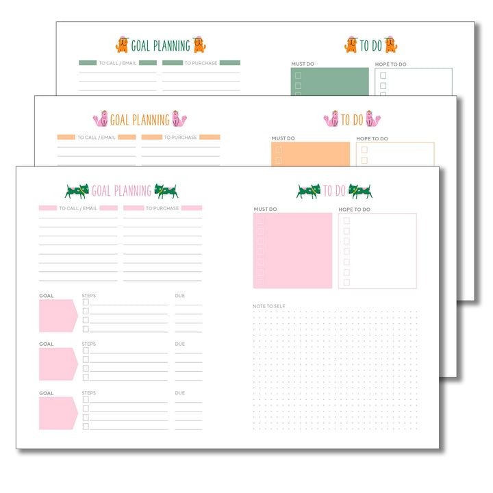 2027 Furry Friends High Note Softcover Planner