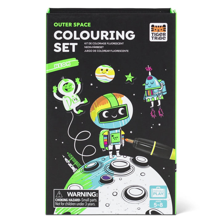 Neon Coloring Set - Outer Space