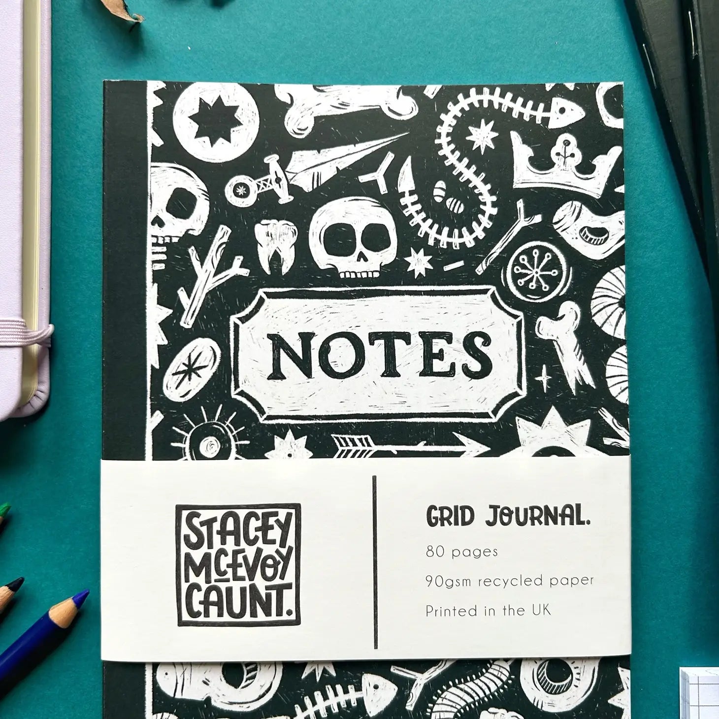Skull and Bones Notebook