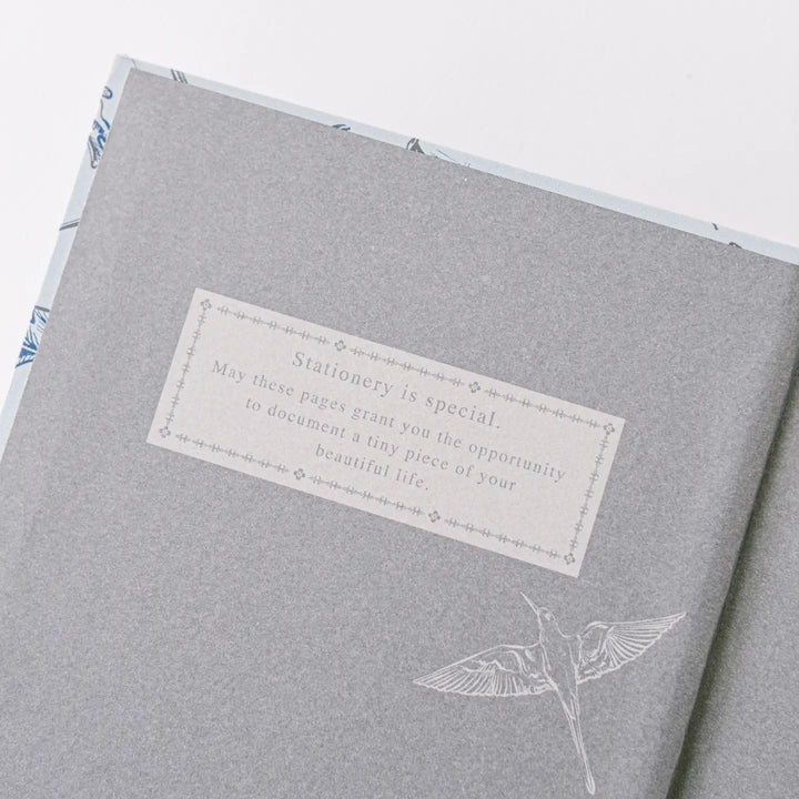 Blue Botanical Bird Toile Journal