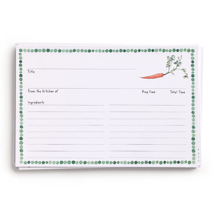Farm To Table Recipe Card Set