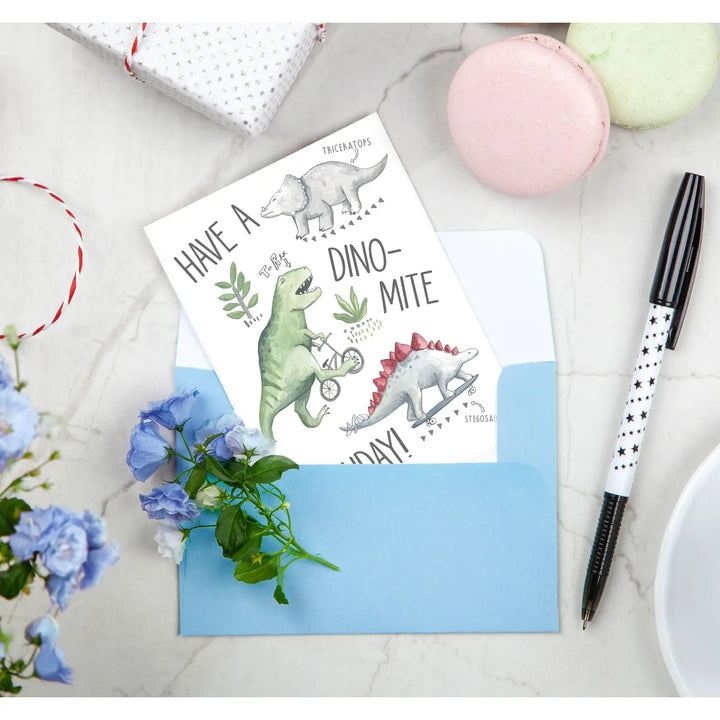 Dino-Mite Birthday Card