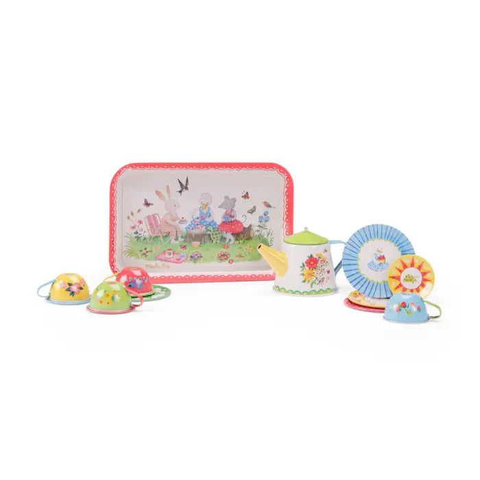 Metal Tea Set - the Big Family