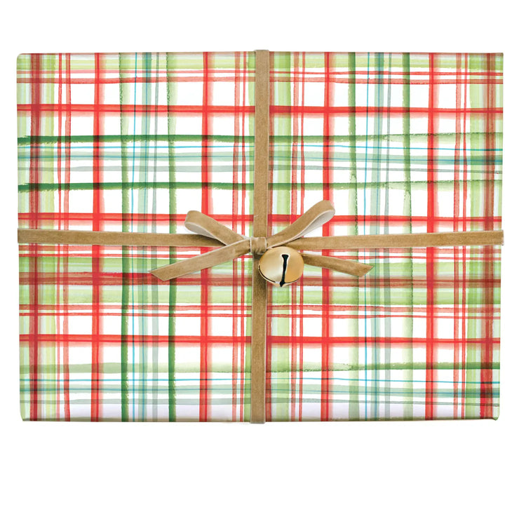 Holiday Plaid Gift Wrap (Roll)