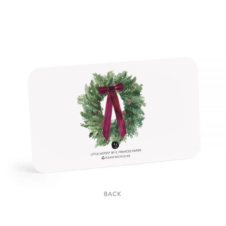 Velvet Bow Tree Little Notes