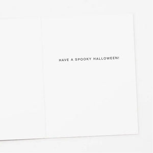 Spider and Ghost Halloween Card