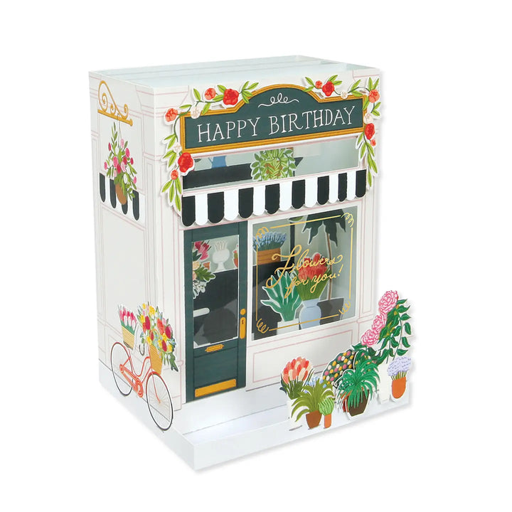 Flower Shop Birthday Card