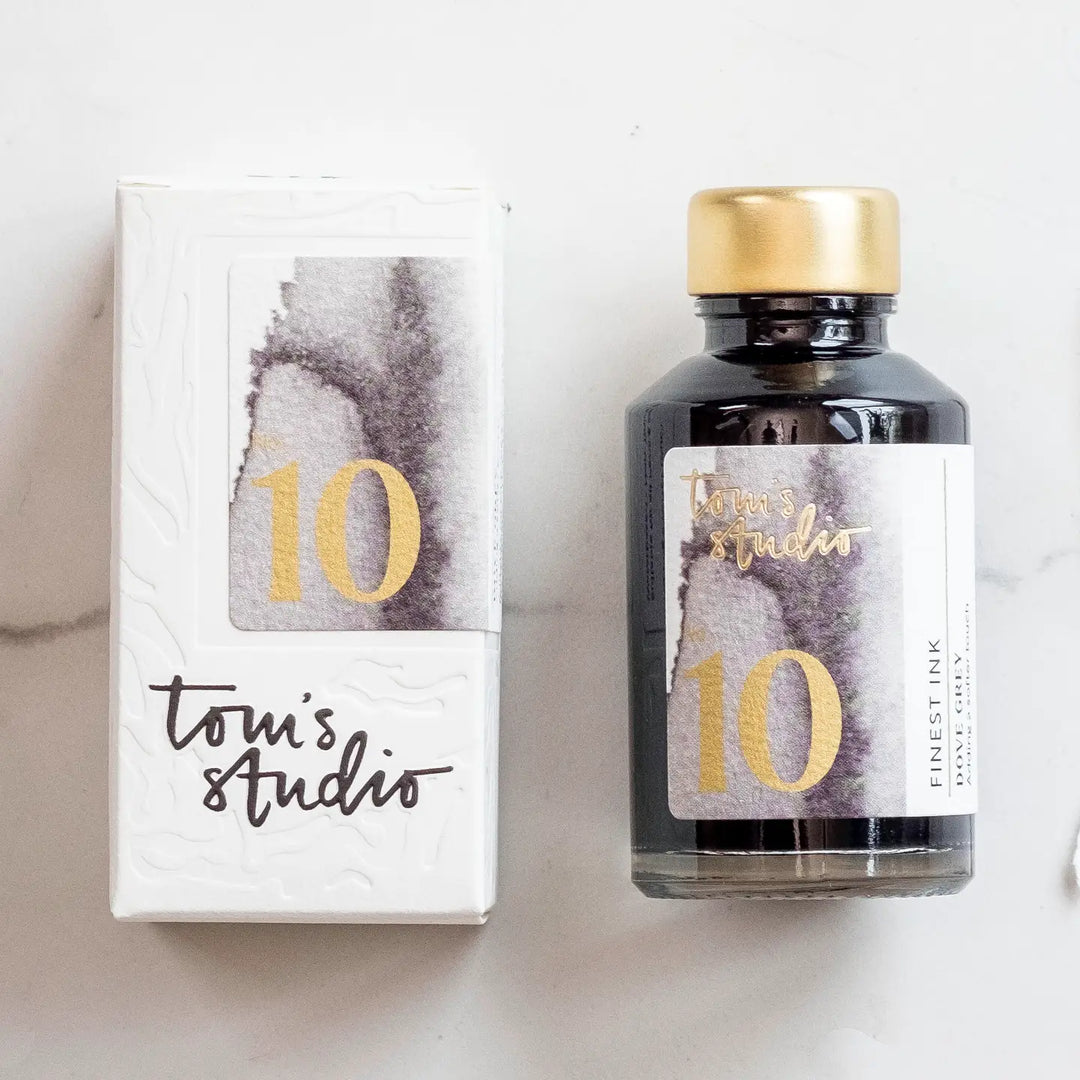 Tom's Studio Ink - 10 Dove Grey (50ml Bottled Ink)
