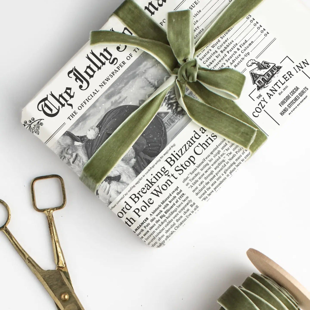 The Jolly Journal - Holiday Newspaper and Gift Wrap