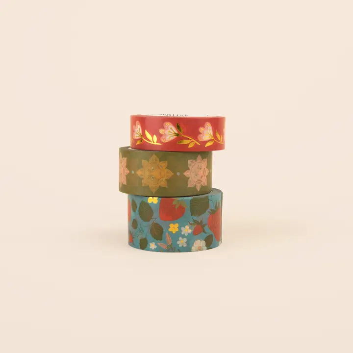 Washi Tape Set of 3 -  Summer Garden