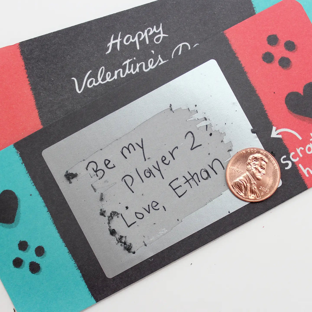 Scratch Off Valentine Cards