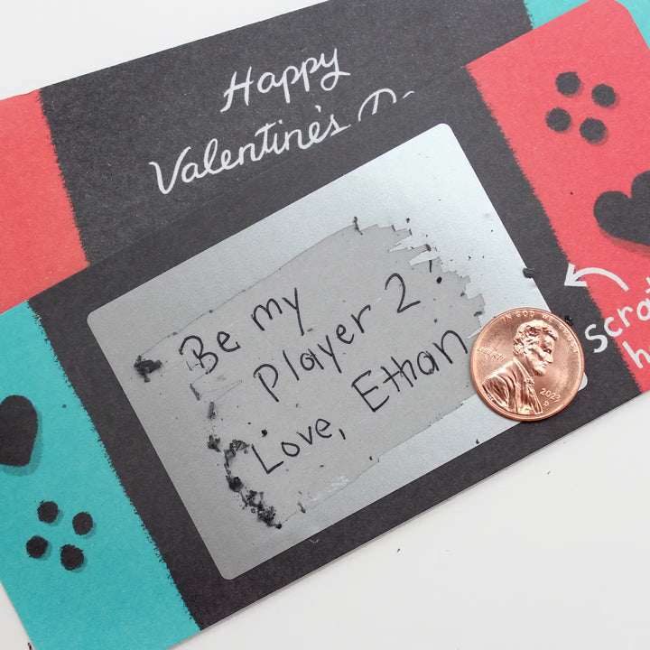 Scratch Off Valentine Cards