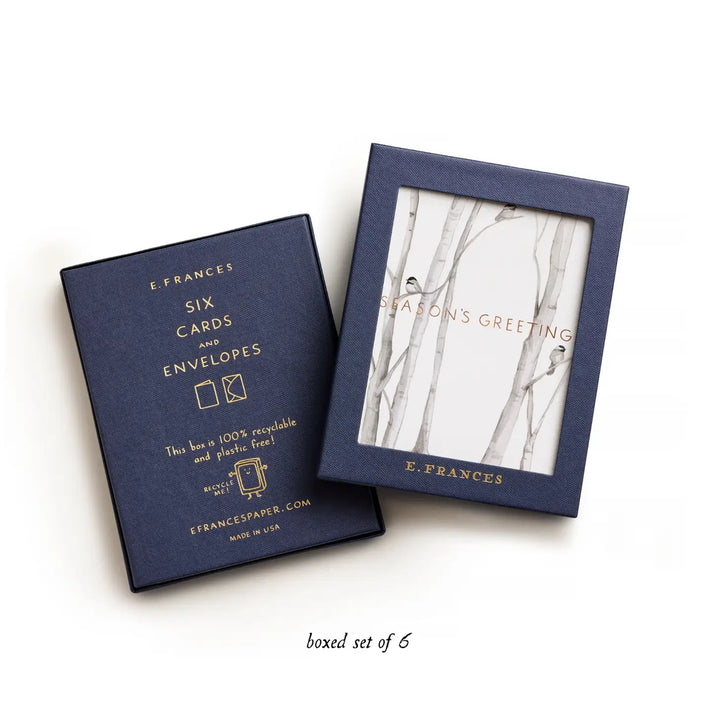 Snowy Birch Card (Set of 6)
