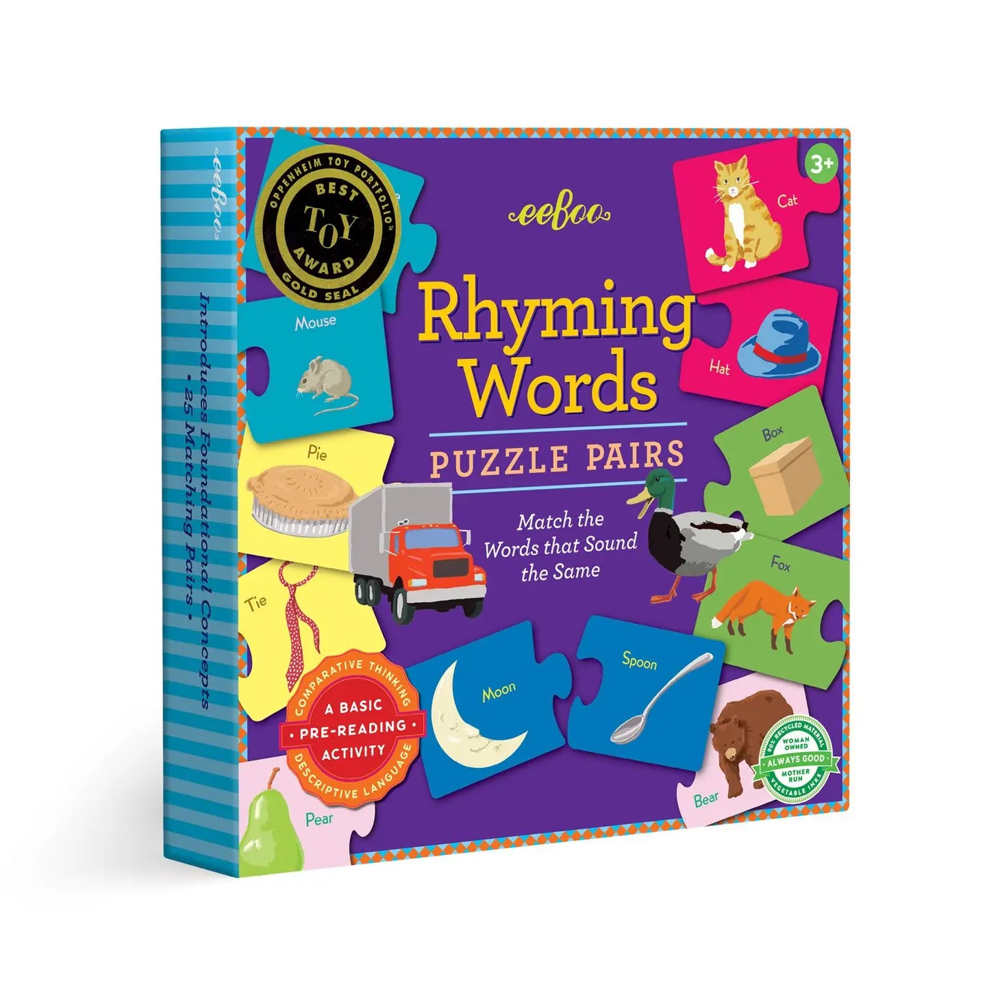 Rhyming Puzzle Pairs Game