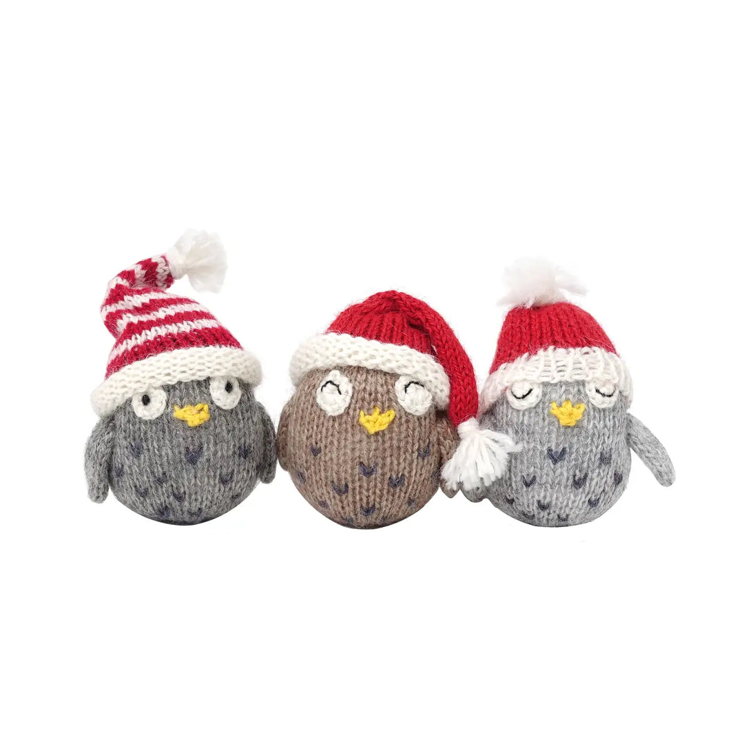 Owls with Hats Ornament
