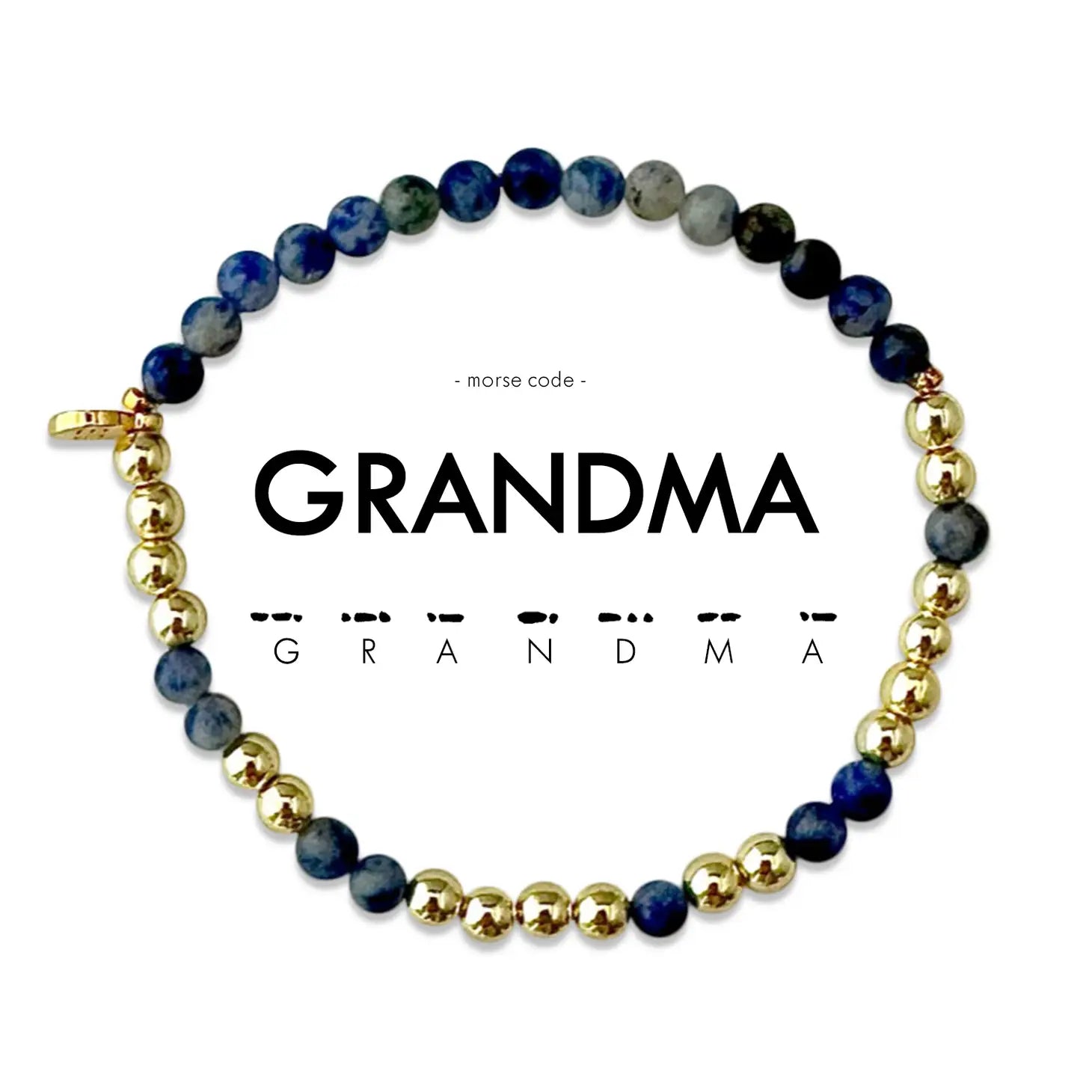 Morse Code Bracelet - Grandma