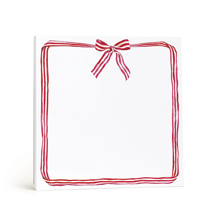 Red Ribbon Notepad & Little Notes Gift Set