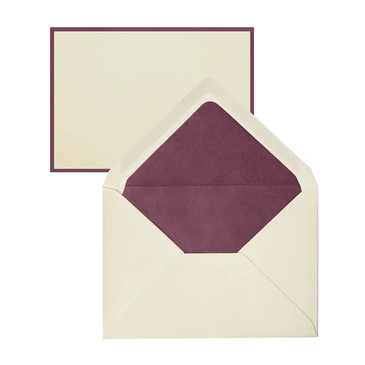 Original Crown Mill Bi-Color Note Card Box (4" x 6")