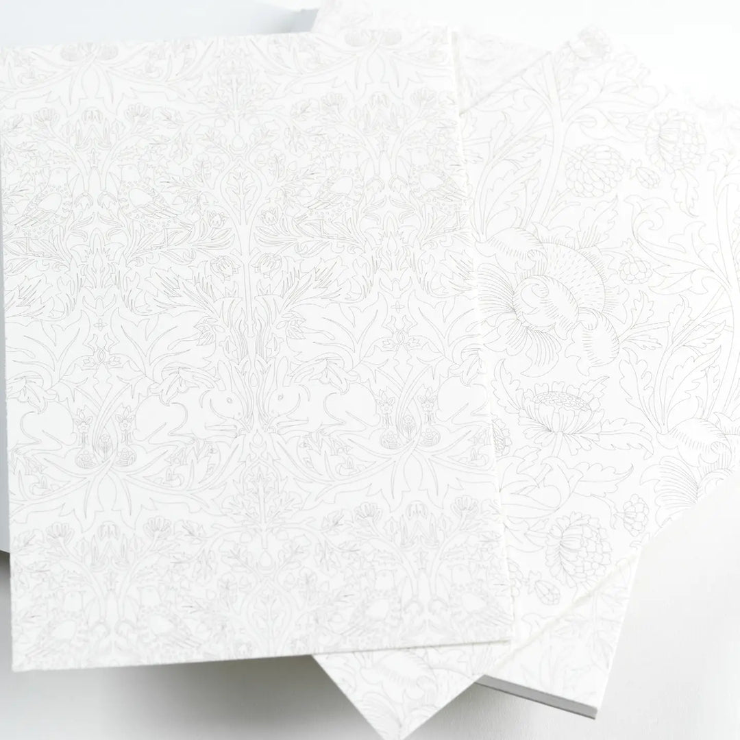 William Morris Watercolour Postcard Book