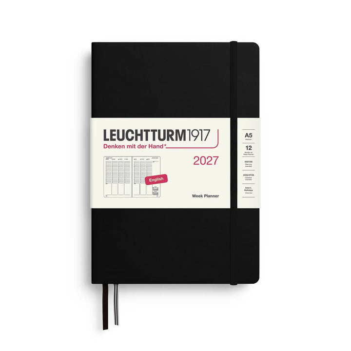 Leuchtturm Week Planner - A5 Hardcover (Jan-Dec 2027)