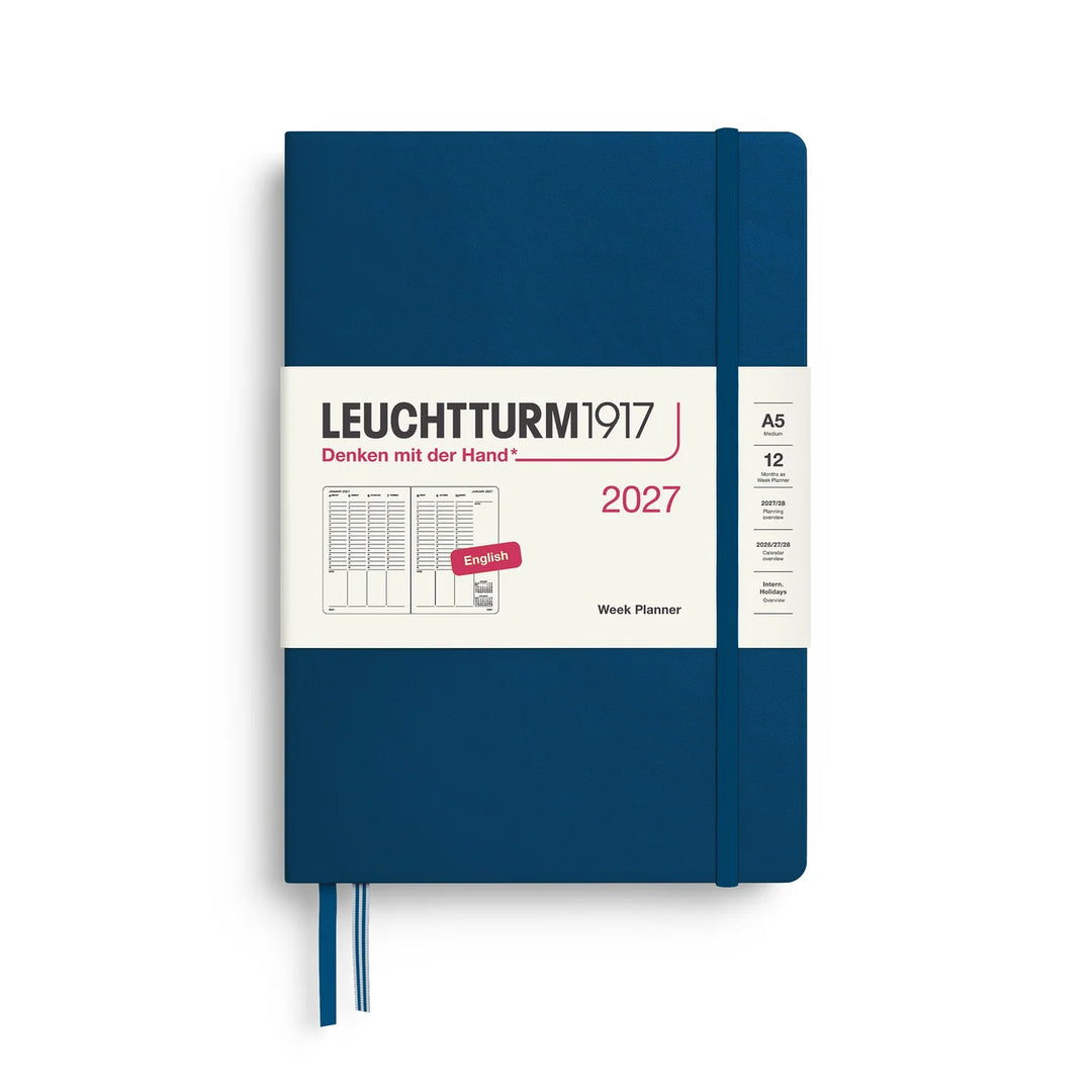 Leuchtturm Week Planner - A5 Hardcover (Jan-Dec 2027)