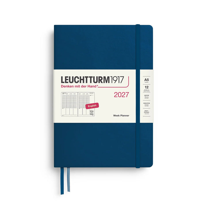 Leuchtturm Week Planner - A5 Hardcover (Jan-Dec 2027)