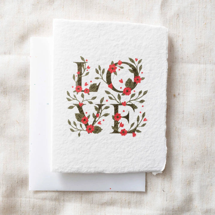 Floral Love Friendship | Eco-Friendly Greeting Card