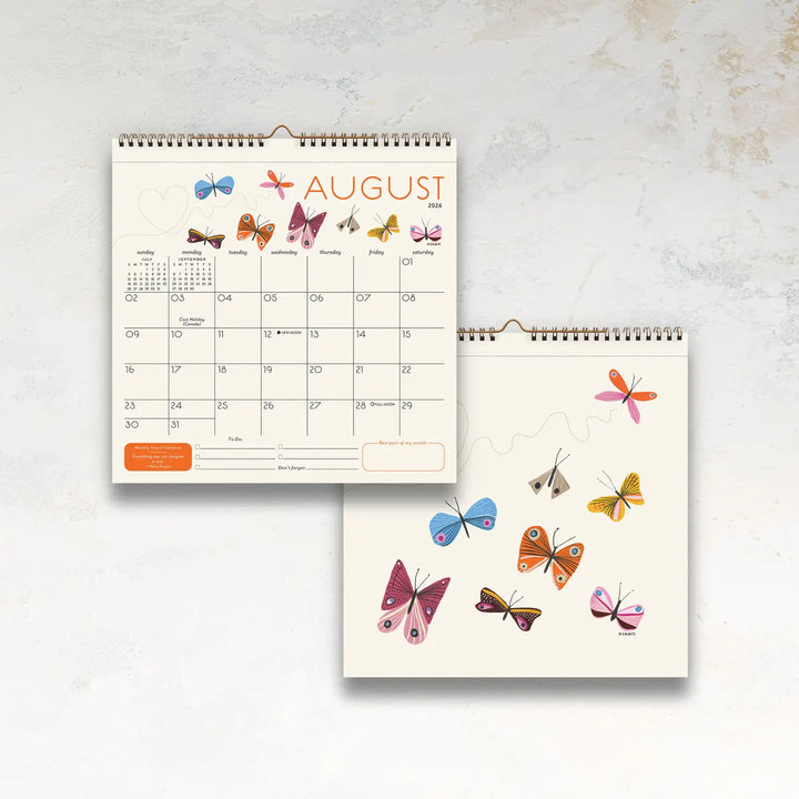2026 Seedlings Garden Party 12 Month Calendar