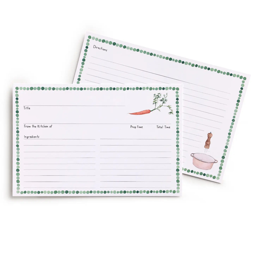 Farm To Table Recipe Card Set