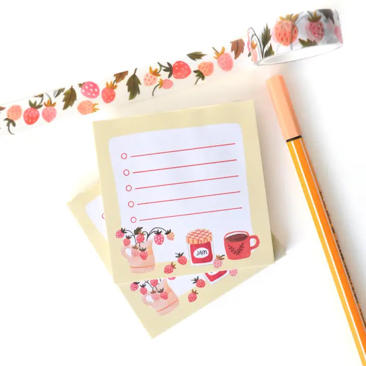 Sticky Note - Little List Strawberry