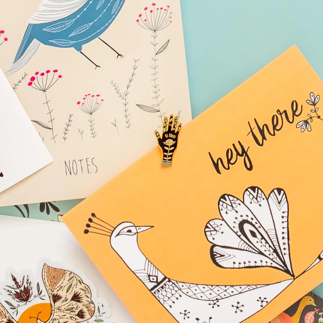 Be Brave Hard Enamel Pin