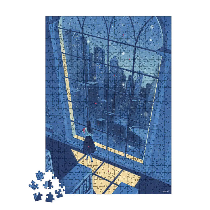 Puzzle Blue Night View - 500 Pieces