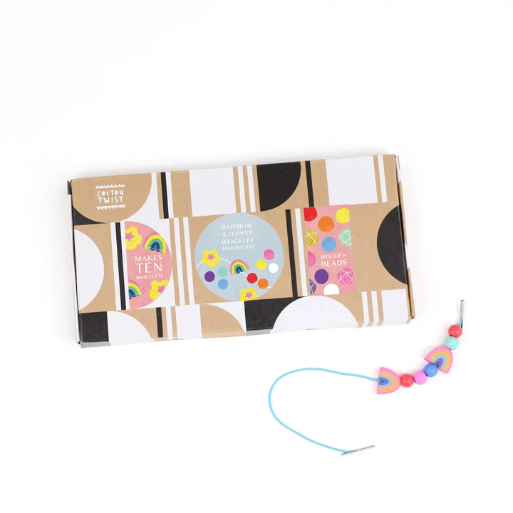 Rainbow and Flower Bracelet Making Kit