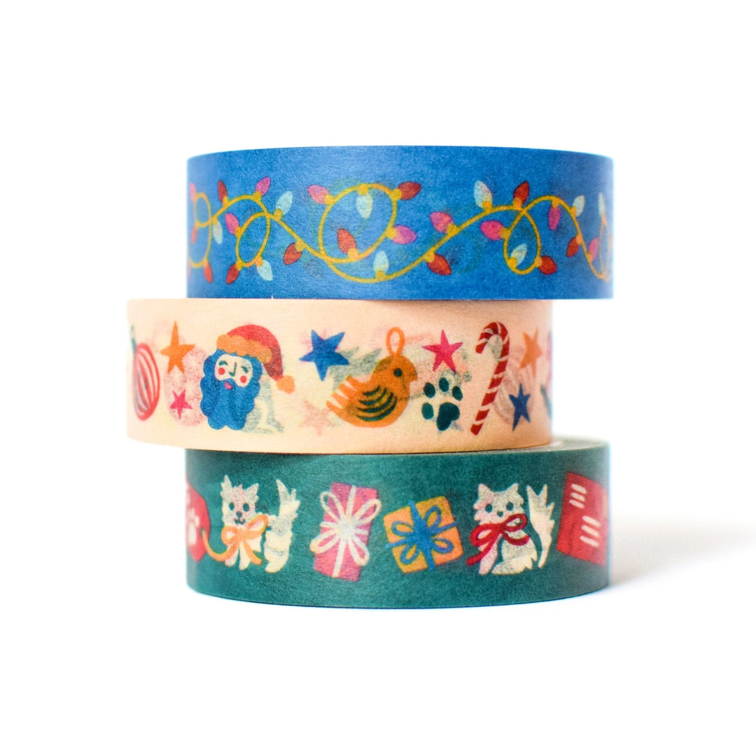 Merry Christmas Lights Washi Tape