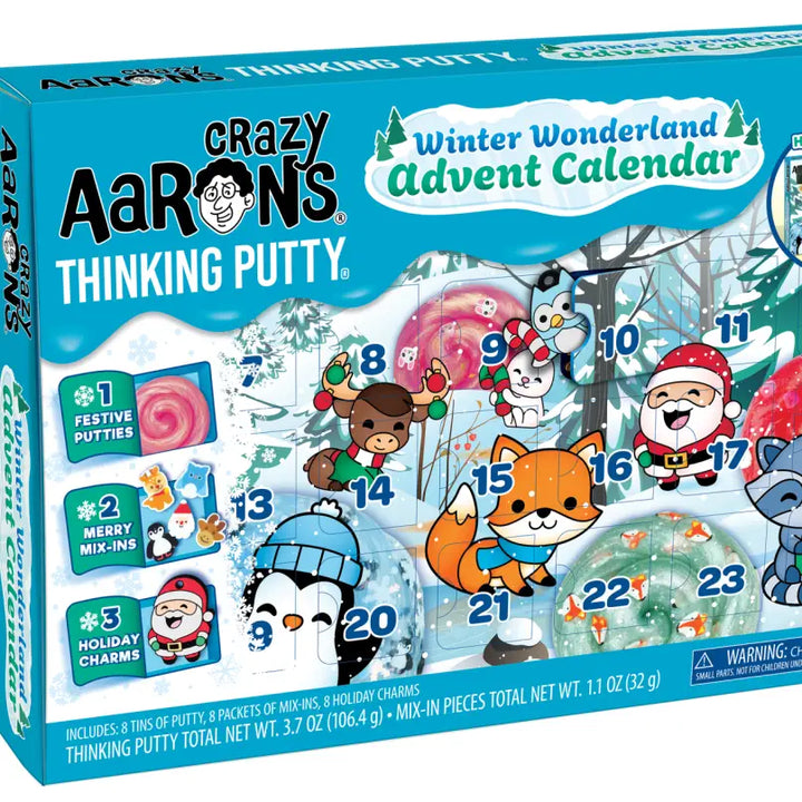Crazy Aaron's Thinking Putty Winter Wonderland Advent Calendar