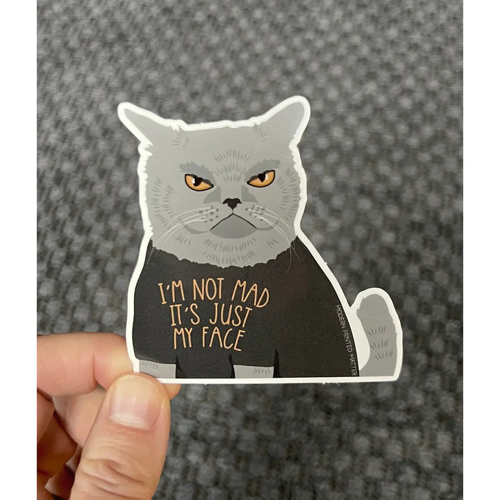 Not Mad Sticker