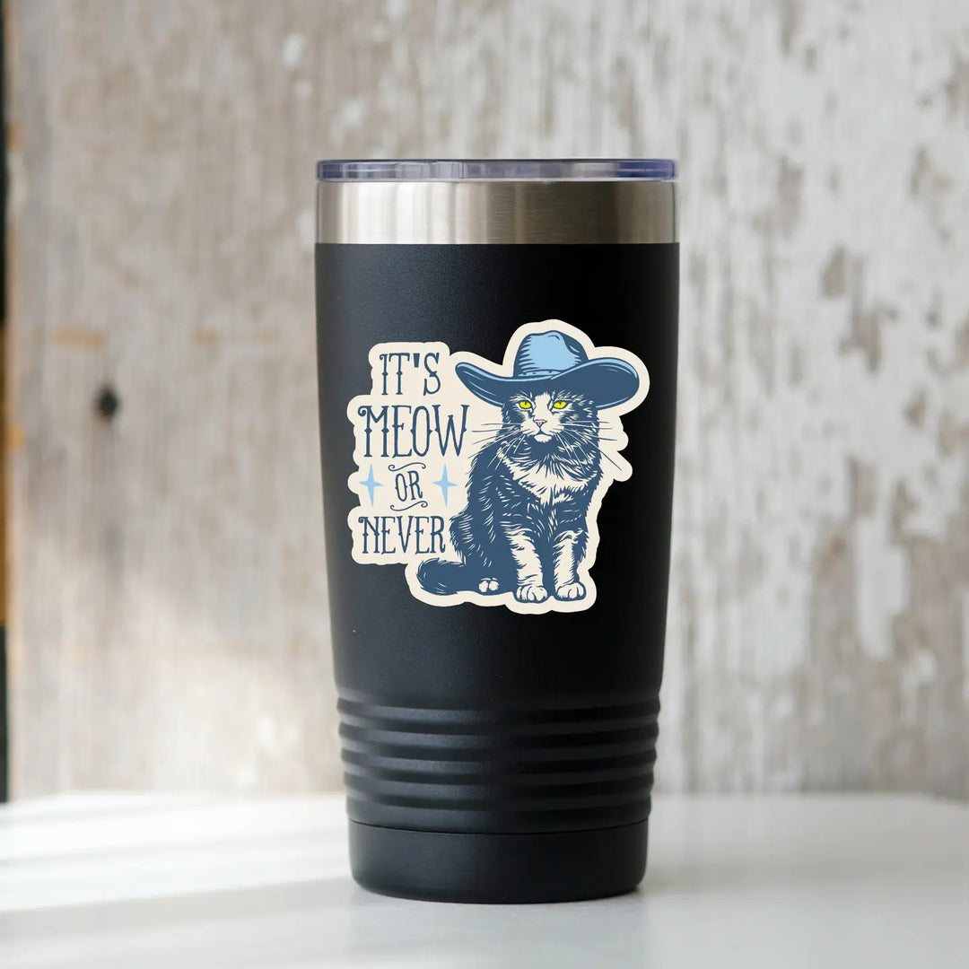 It's Meow or Never Sticker