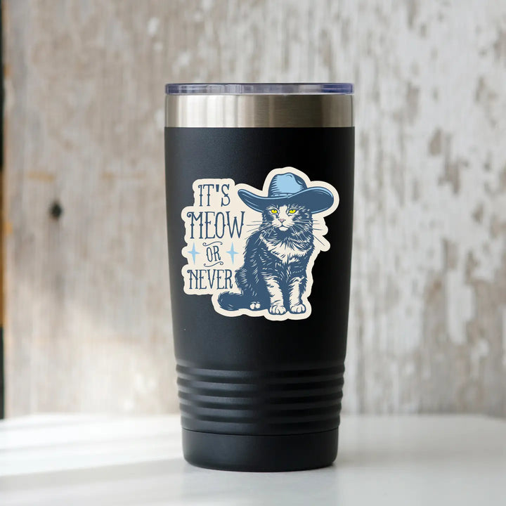 It's Meow or Never Sticker