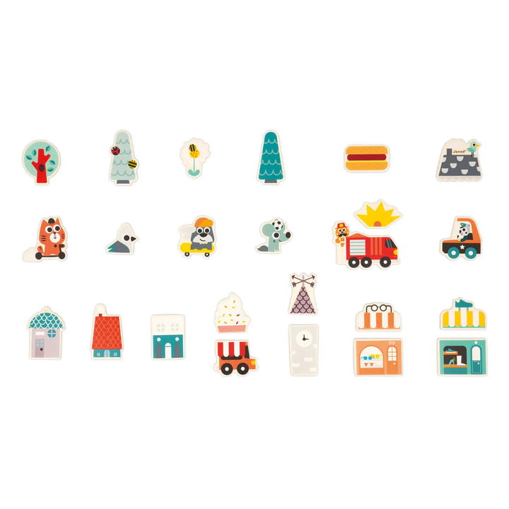 City Magnets - 24 Pieces