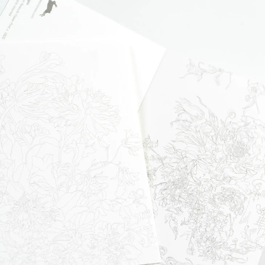 Floral Images Watercolor Postcard Book