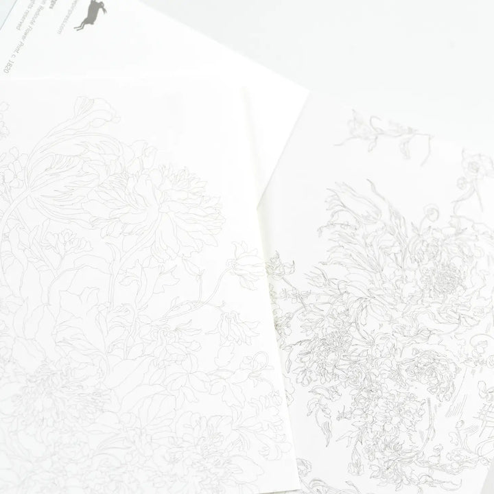 Floral Images Watercolor Postcard Book