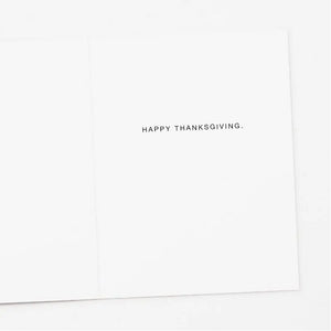 Turkey Strike Thanksgiving Holiday Card