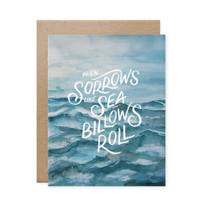 Sea Billows Card