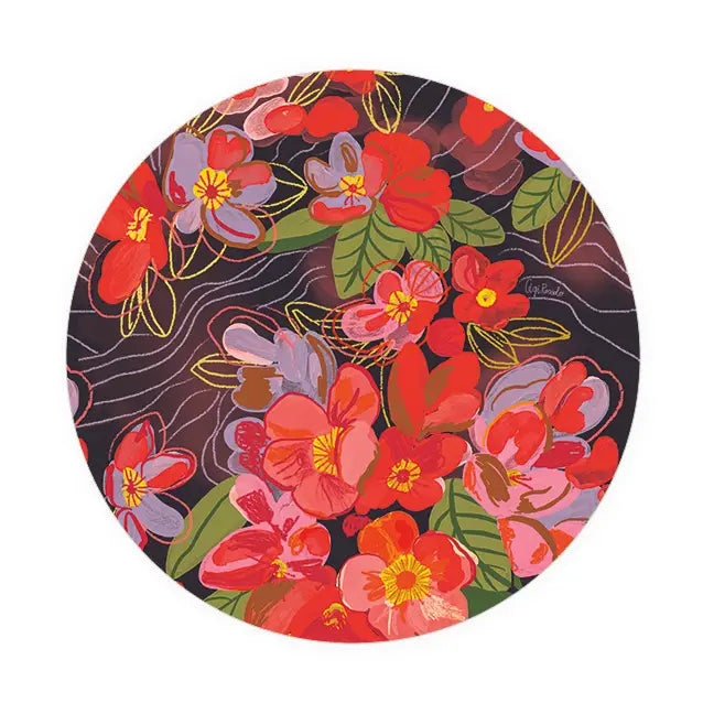 Night Flowers Seedlings Coaster