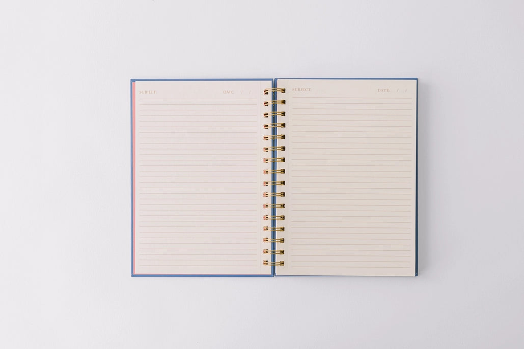 Stamp Pattern Writer's Spiral Notebook